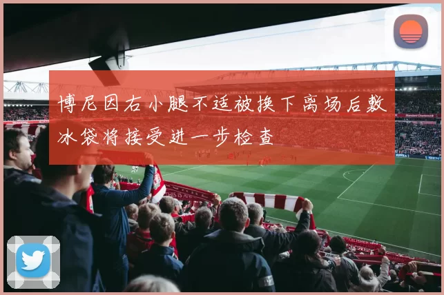 博尼因右小腿不适被换下离场后敷冰袋将接受进一步检查